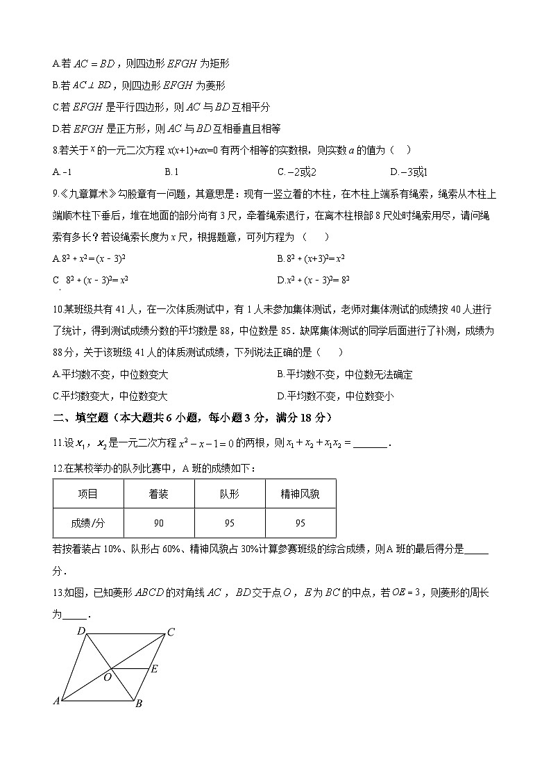 湖南省长沙市雨花区2022-2023学年八年级下学期期末数学试题（原卷及解析版）02