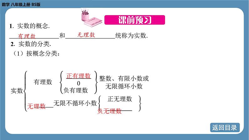 2024-2025学年度北师版八上数学2.6 实　数【课件】第4页