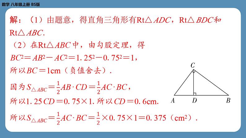 北师版八上数学第一章勾股定理回顾与思考（课外培优课件）第8页