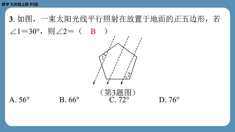 2024-2025学年度北师版九上数学5.1投　影（第二课时）【课外培优课件】03