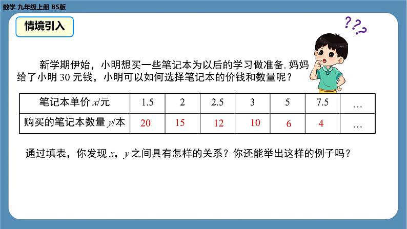 2024-2025学年度北师版九上数学6.1反比例函数【课件】06