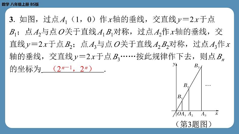 北师版八上数学专题6一次函数中的规律探索问题（课外培优课件）第6页