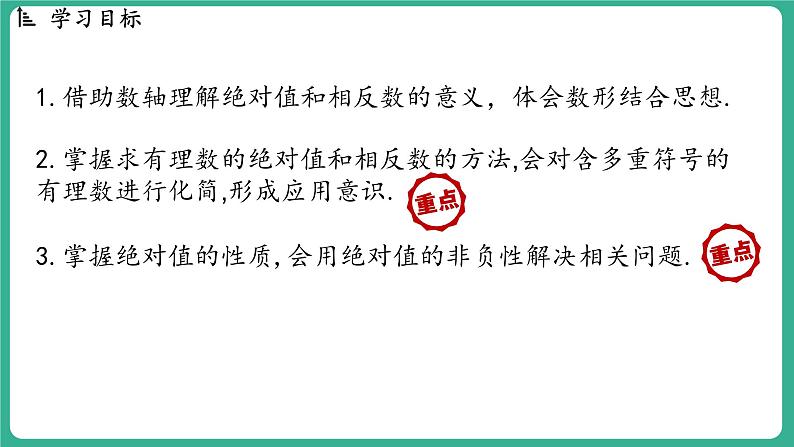 1.3 绝对值与相反数（课件）-2024--2025学年 冀教版（2024）七年级数学上册第2页