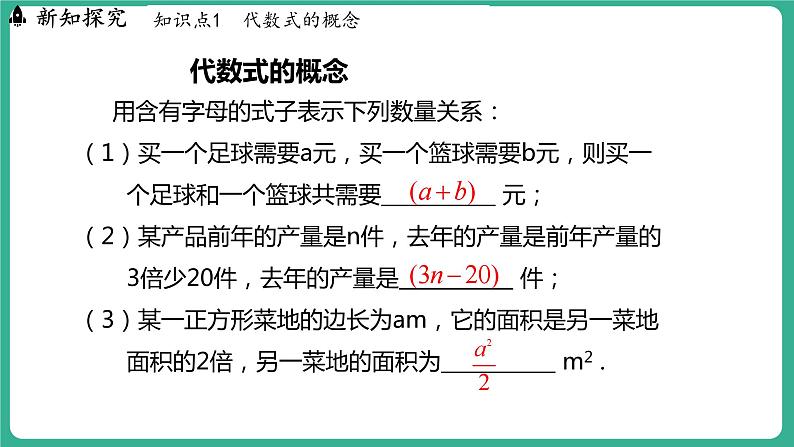 3.2  代数式 第1课时（课件）-2024--2025学年 冀教版（2024）七年级数学上册第5页