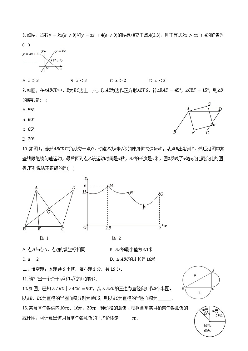 2023-2024学年河南省洛阳市八年级（下）期末数学试卷（含答案）02