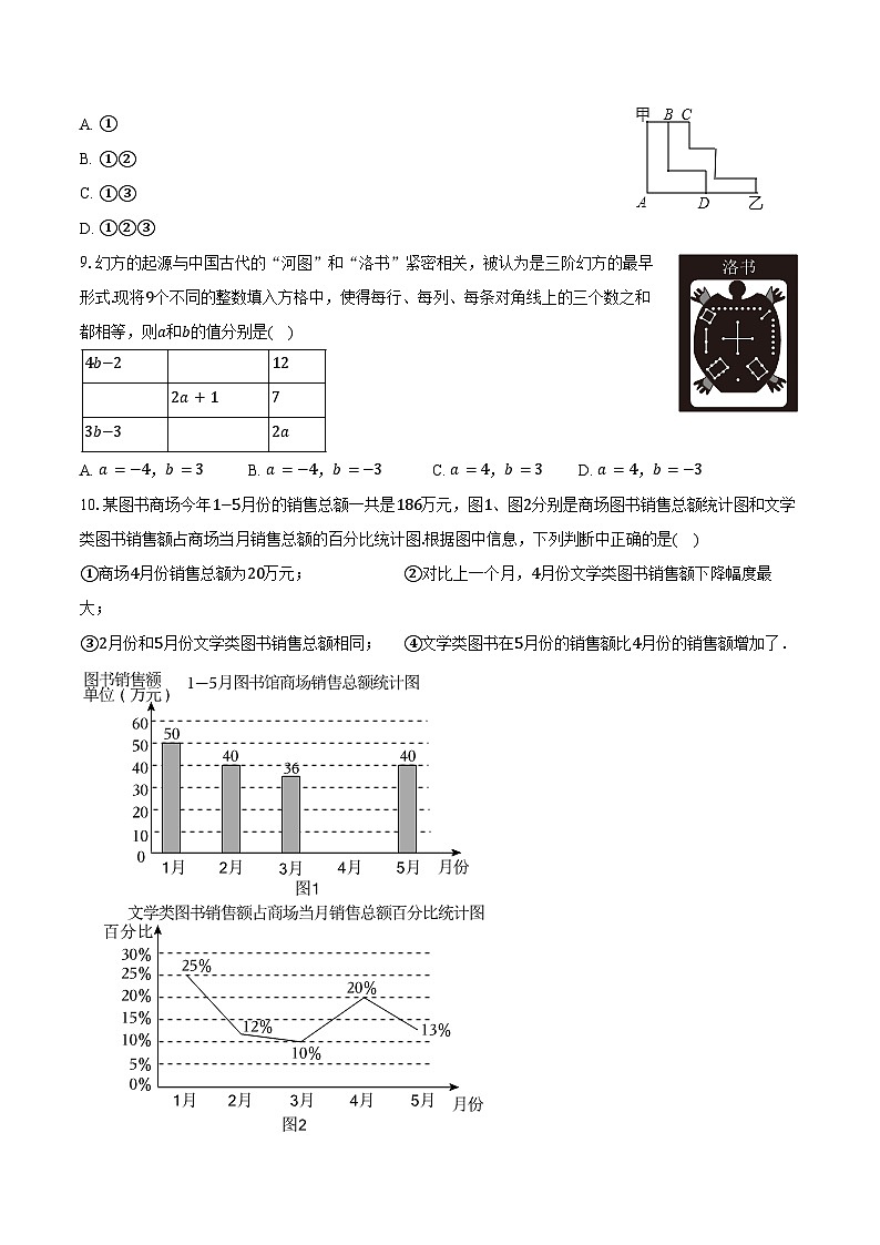 2023-2024学年北京市东城区七年级（下）期末数学试卷（含答案）02