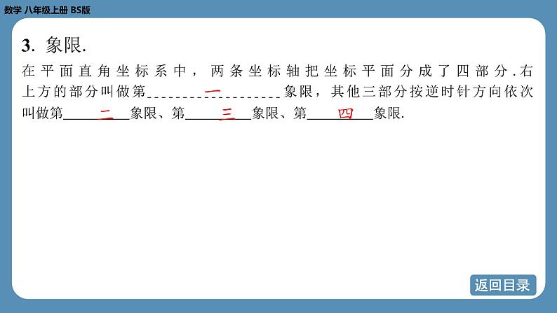 2024-2025学年度北师版八上数学-第三章-位置与坐标-回顾与思考【课件】第4页