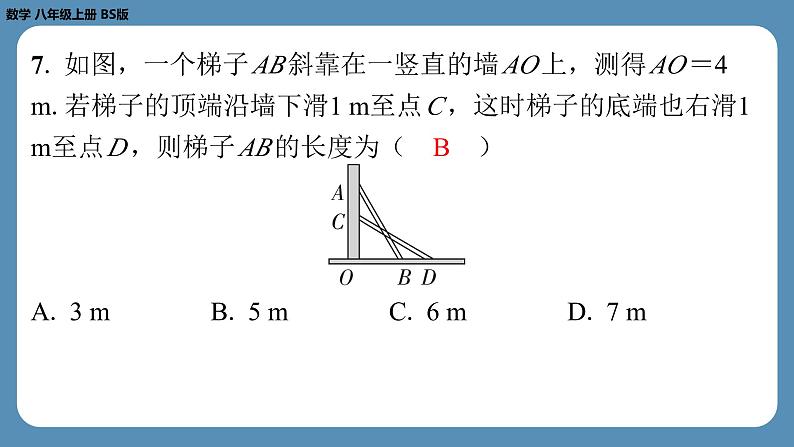 2024-2025学年度北师版八上数学-第一周自主评价练习【第一章全章】（课件）第6页