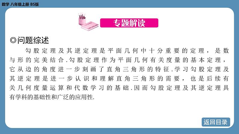 2024-2025学年度北师版八上数学-专题1-勾股定理及其逆定理在平面几何中的应用【课件】03