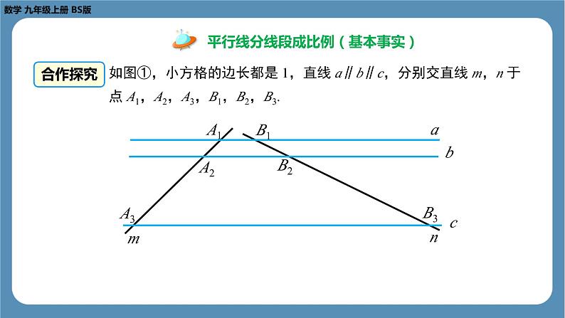 2024-2025学年度北师版九上数学4.2平行线分线段成比例【课件】第7页