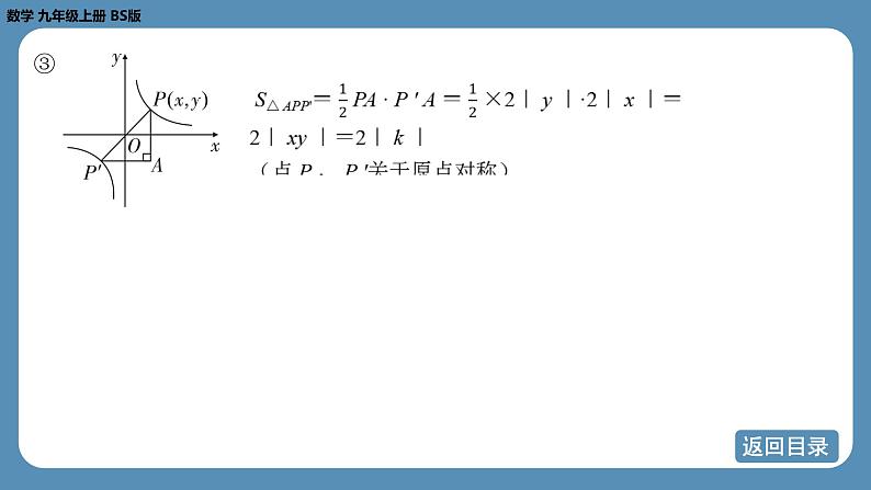 2024-2025学年度北师版九上数学-总复习-期末复习课（五）（第六章　反比例函数）【课件】第8页