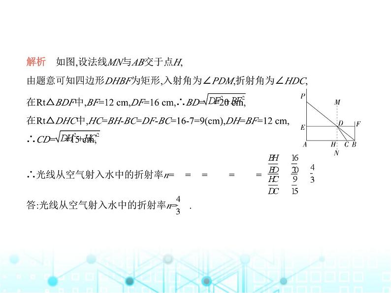 沪科版初中九年级数学上册专项素养巩固训练卷(九)跨学科试题练课件03