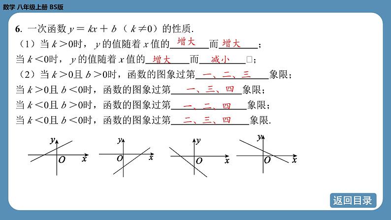 2024-2025学年度北师版八上数学-第四章-一次函数-回顾与思考【课件】06