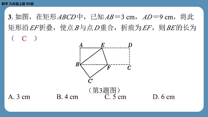 北师版九上数学专题1矩形、正方形中的四个常考模型（课外培优课件）第4页