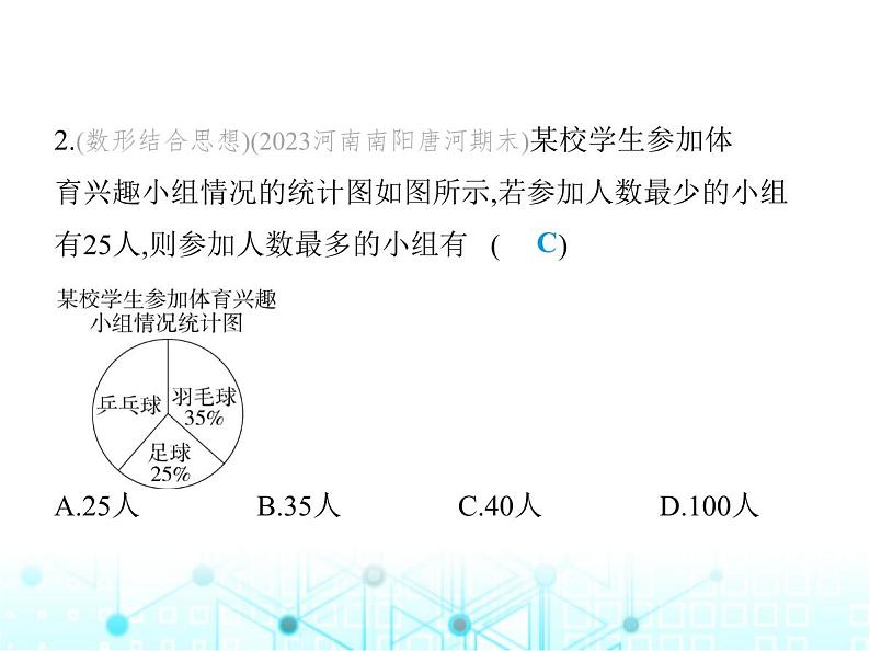 华东师大版初中八年级数学上册15-2-1扇形统计图课件03