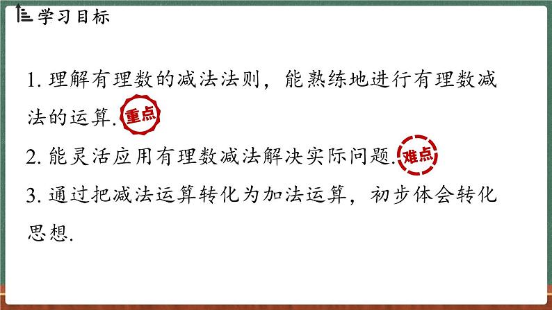 1.7 有理数的减法-课件 2024-2025学年华东师大版(2024)数学七年级上册02