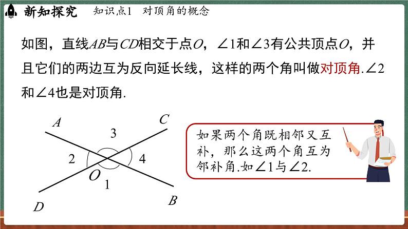 4.1 相交线 课时1-课件 2024-2025学年华东师大版(2024)数学七年级上册第4页