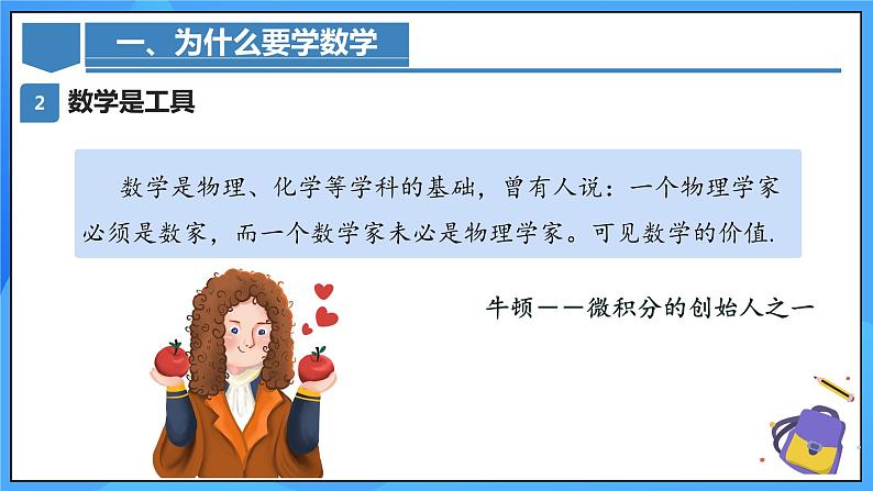 人教版初中数学七年级上册  开学第一课《数学的奇妙之旅》课件05