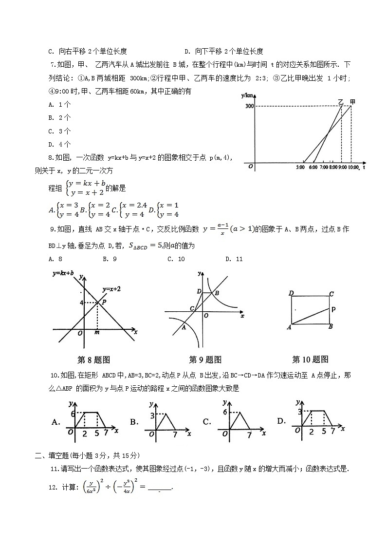 2022-2023学年河南省南阳市唐河县八年级下学期期中数学试题及答案02