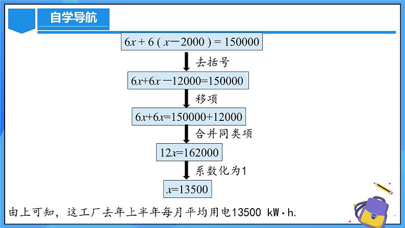 人教版七年级数学上册  5.2.3 一元一次方程的解法 去括号  PPT+导学案+教学设计+分层练习06