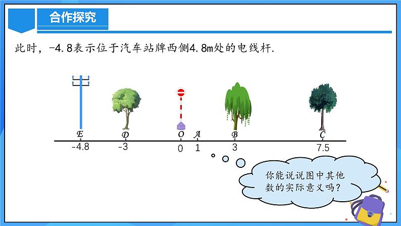 人教版七年级数学上册  1.2.2 数轴  PPT+导学案+教学设计+分层练习08