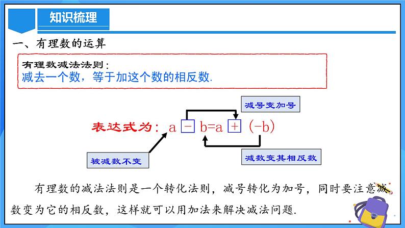 人教版七年级数学上册  第2章  有理数的运算（章节复习）课件06