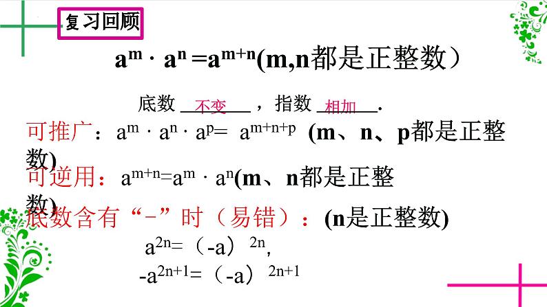 14.1.2 幂的乘方  课件 2024—2025学年人教版数学八年级上册第2页