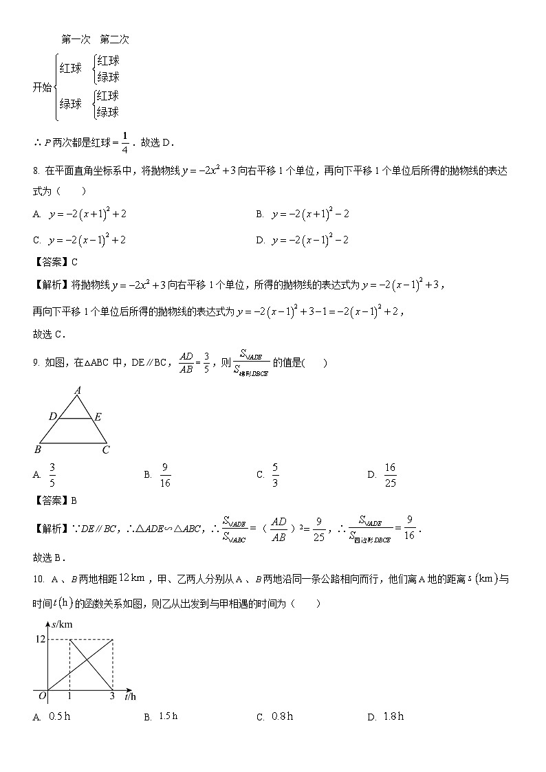 [数学][三模]辽宁省盘锦市兴隆台区2024年中考三模试题(解析版)第3页