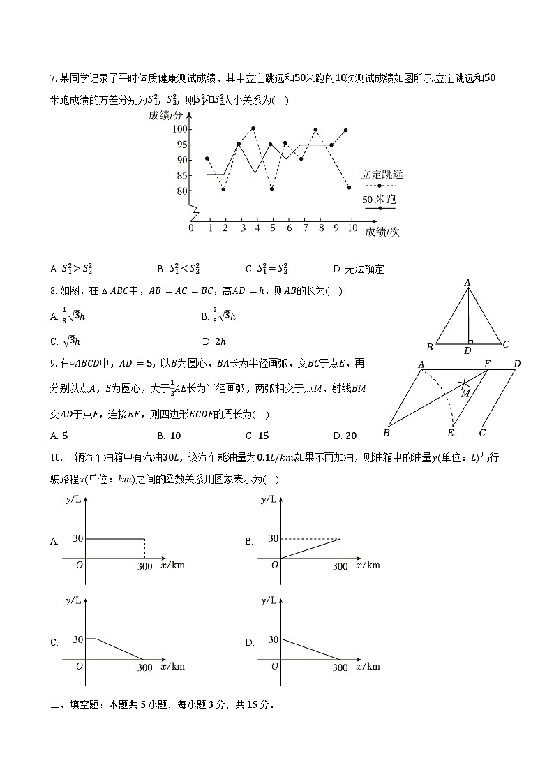 2023-2024学年辽宁省大连市甘井子区八年级（下）期末数学试卷（含解析）第2页
