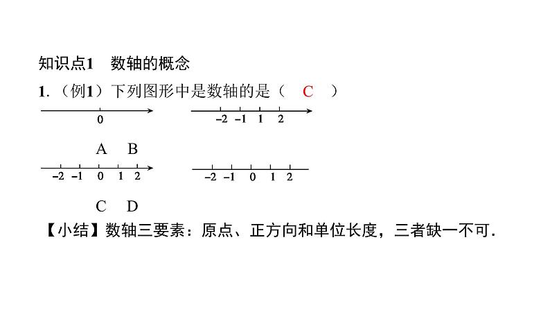 北师版七上数学2.2数轴（课件）第4页