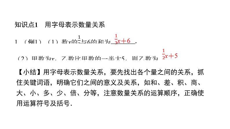 北师版七上数学3.1字母表示数（课件）07