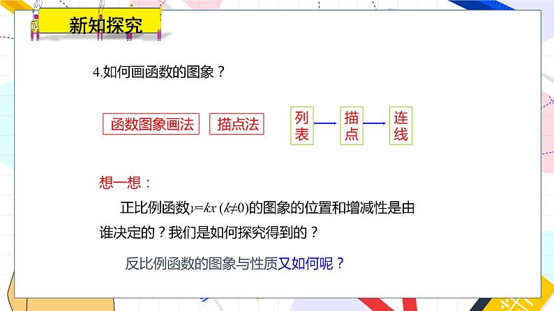 九年级数学湘教版上册 第1章 1.2.1反比例函数y=k÷x(k＞0)的图象与性质 PPT课件05