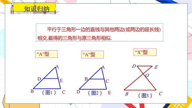 九年级数学湘教版上册 第3章 3.4.1.1相似三角形的判定的预备定理 PPT课件第6页