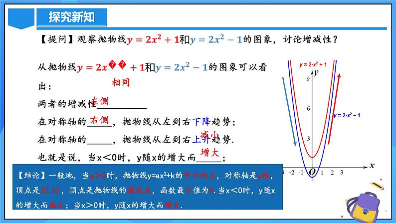 22.1.3 二次函数y=ax^2+k的图象和性质课件+教学设计+导学案+分层练习07