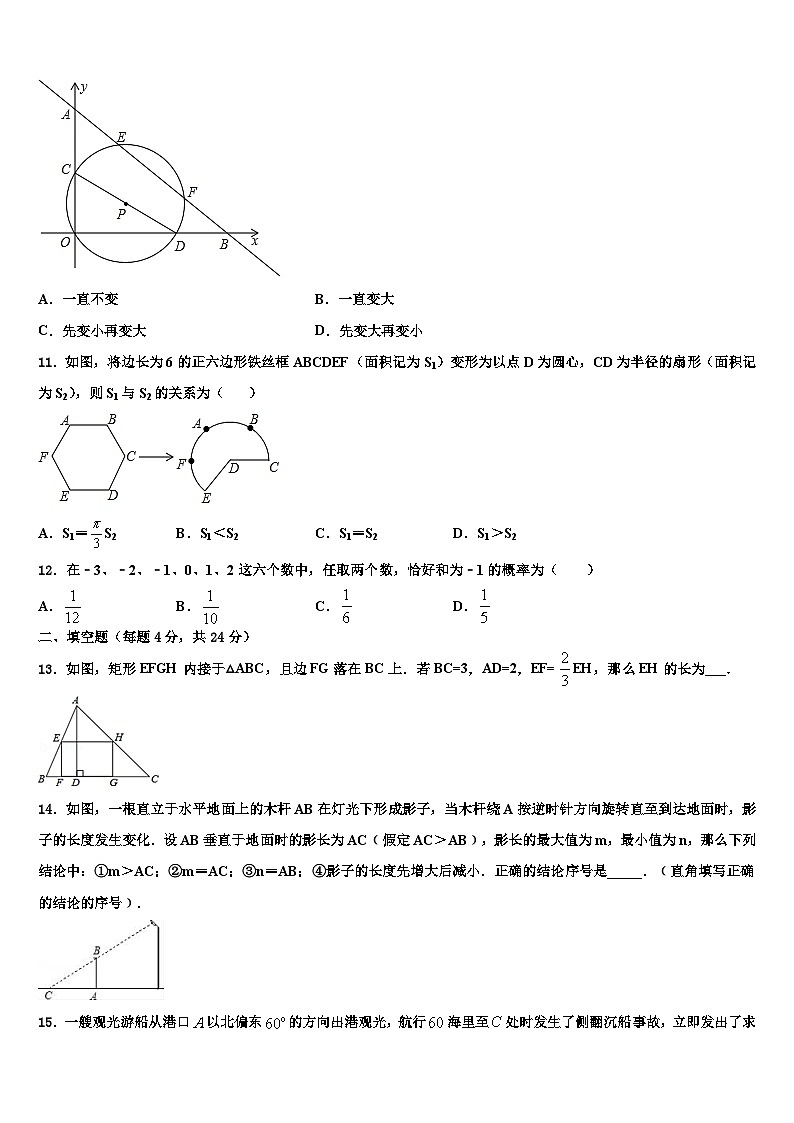 重庆八中2022-2023学年数学九上期末质量跟踪监视模拟试题含解析第3页
