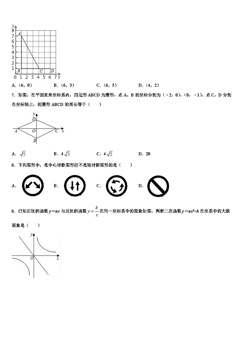 浙江省台州市温岭市五校联考2022-2023学年数学九年级第一学期期末综合测试模拟试题含解析第2页