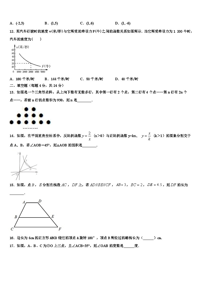 浙江省长兴县古城中学2022-2023学年数学九年级第一学期期末质量检测模拟试题含解析第3页