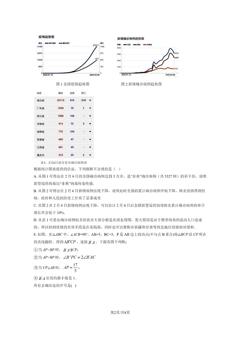[数学]2020北京景山学校初三下学期4月月考数学试卷02