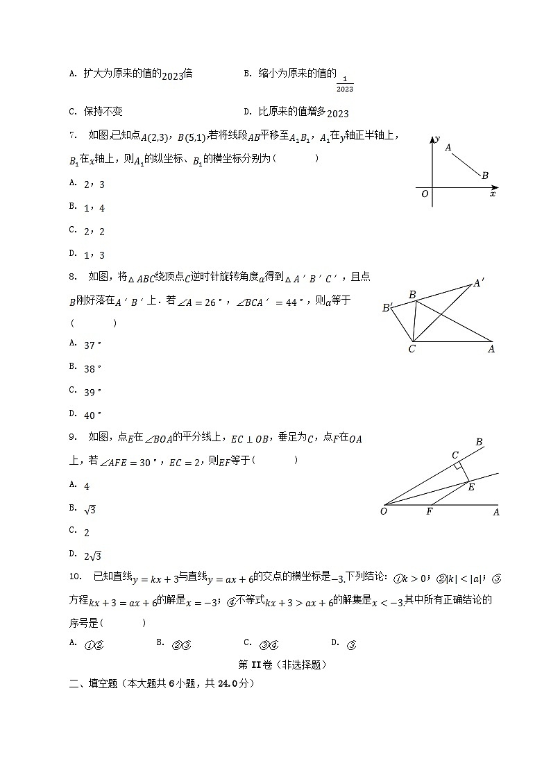 2022-2023学年山东省济南市高新区八年级下学期期中数学试题及答案02