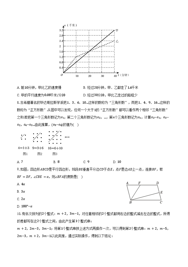 2023-2024学年重庆市丰都县八年级（下）期末数学试卷（含答案）第2页