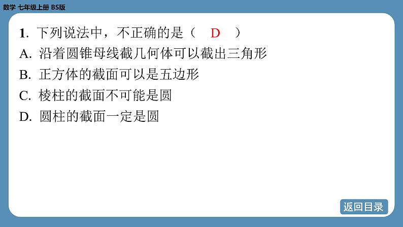 2024-2025学年度北师版七上数学-第一章-丰富的图形世界【课外培优课件】04