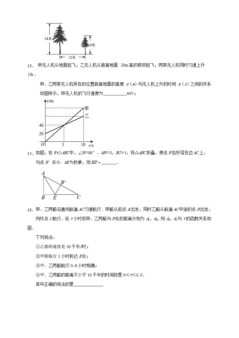 北师大版八年级上册数学期中综合测试卷（含答案解析）03