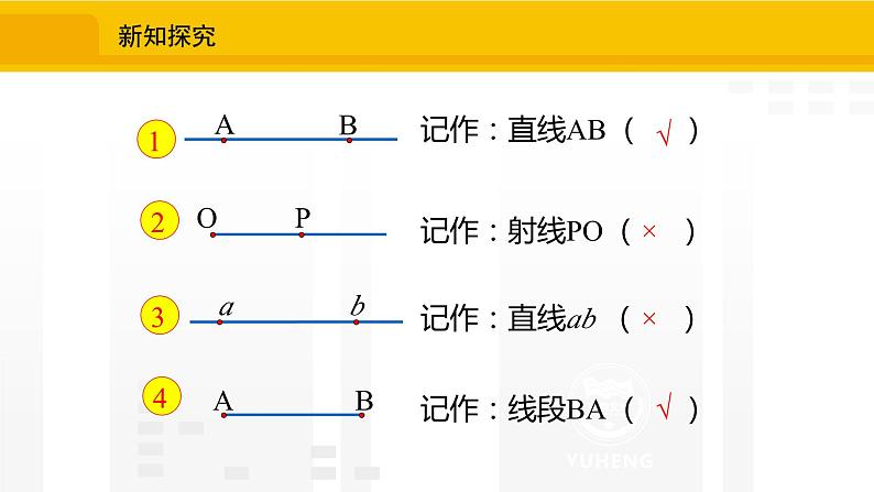 北师大版（2024版）七年级数学上册课件 4.1.1认识线段、射线、直线第7页