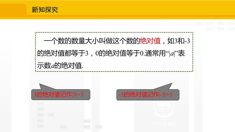 北师大版（2024版）七年级数学上册课件 2.1.2绝对值第8页