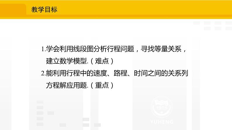 北师大版（2024版）七年级数学上册课件 5.3.3应用一元一次方程——追赶小明第2页