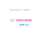1.2 怎样判定三角形相似（第4课时）（同步课件）-2024-2025学年9上数学同步课堂（青岛版）