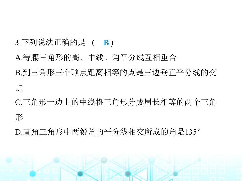 湘教版初中八年级数学上册期中素养综合测试课件04