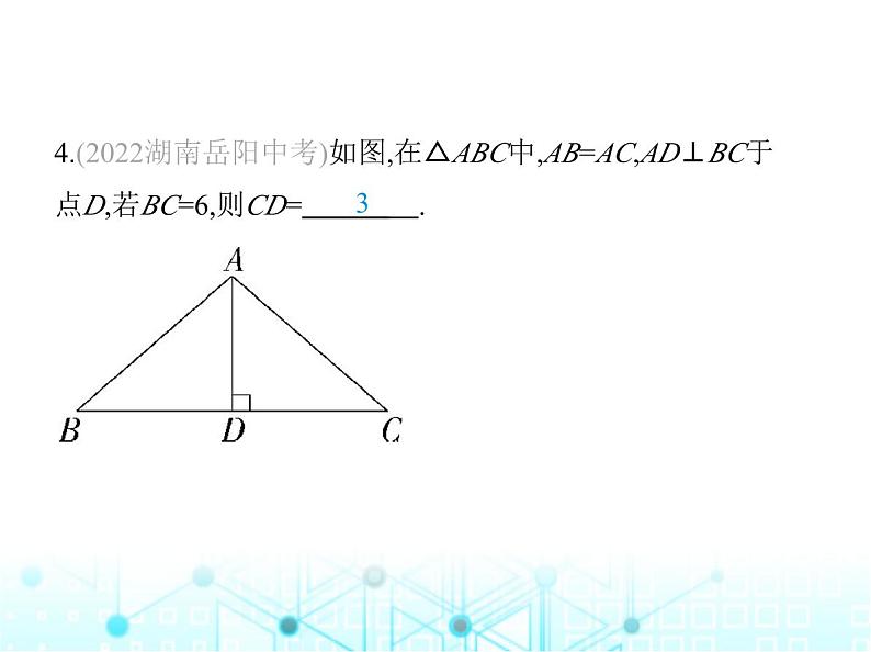 湘教版初中八年级数学上册2-3等腰三角形第1课时等腰、等边三角形的性质课件07