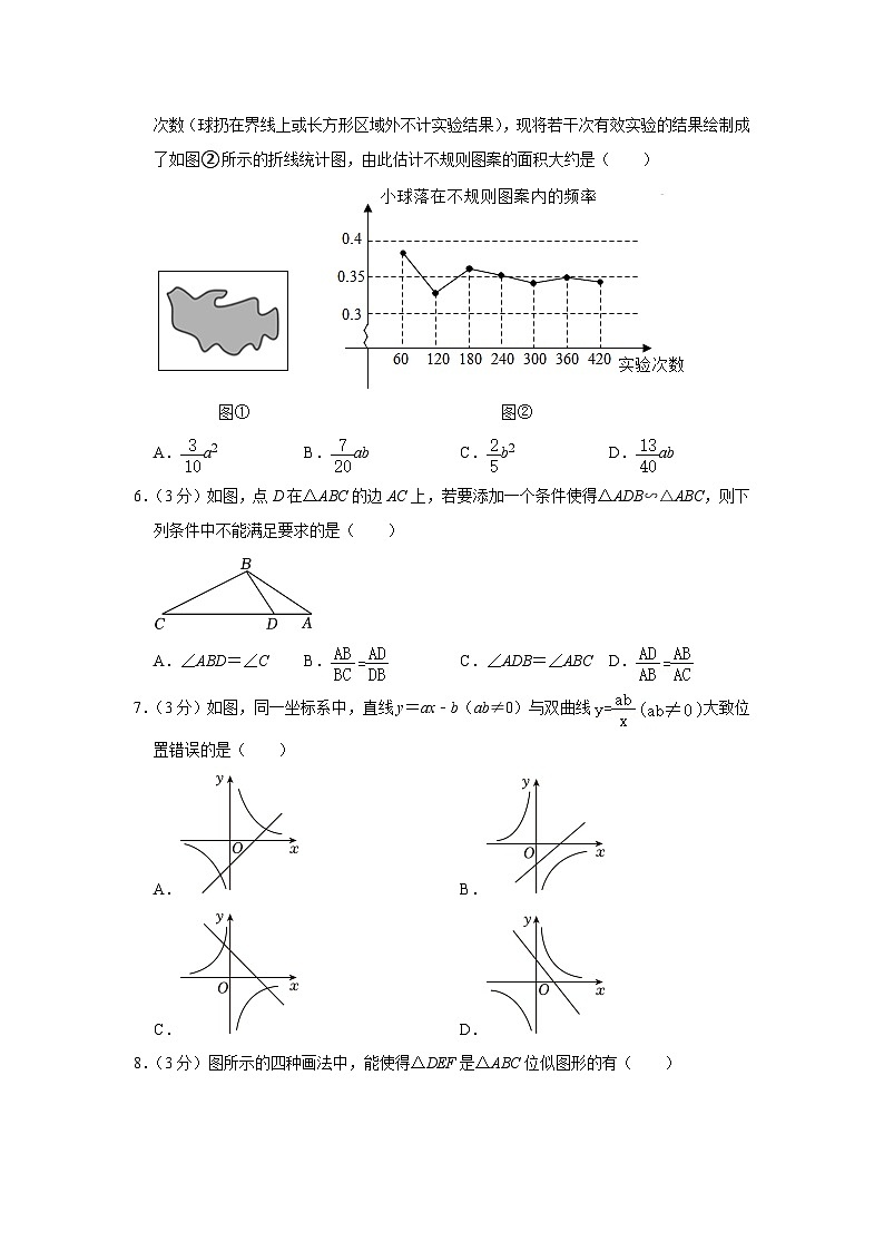 2022-2023学年山东省滨州市邹平市九年级（上）期末数学试卷02