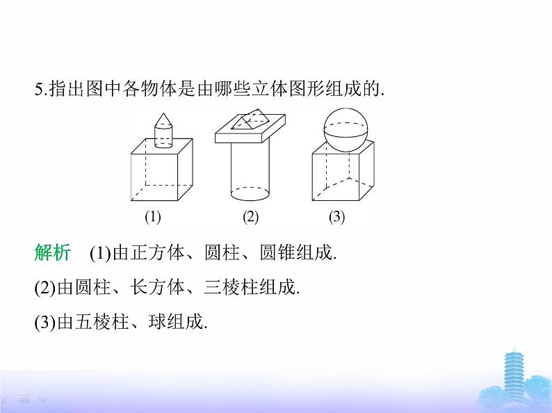 北师大版七年级数学上册第1章丰富的图形世界1生活中的立体图形第1课时几何体的认识课件第8页